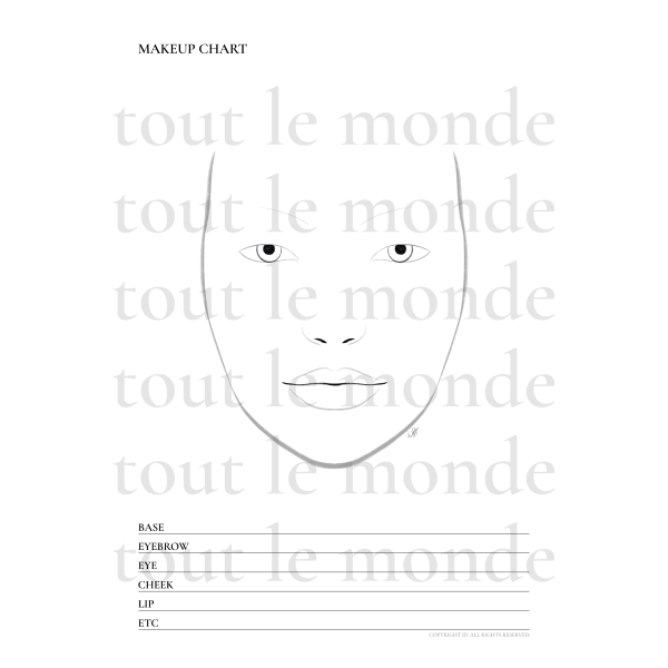 no07 face chart