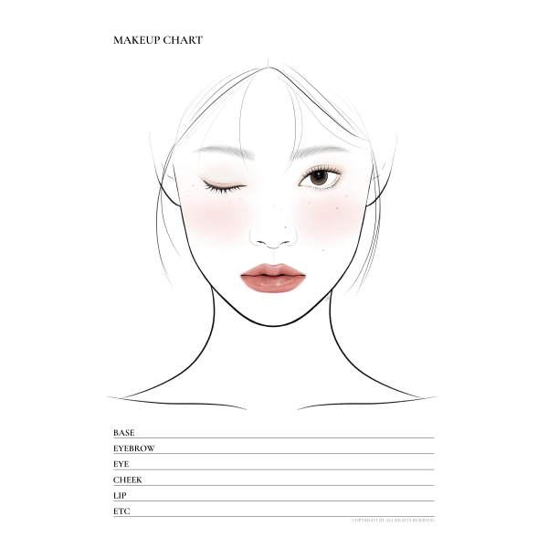 no05 face chart